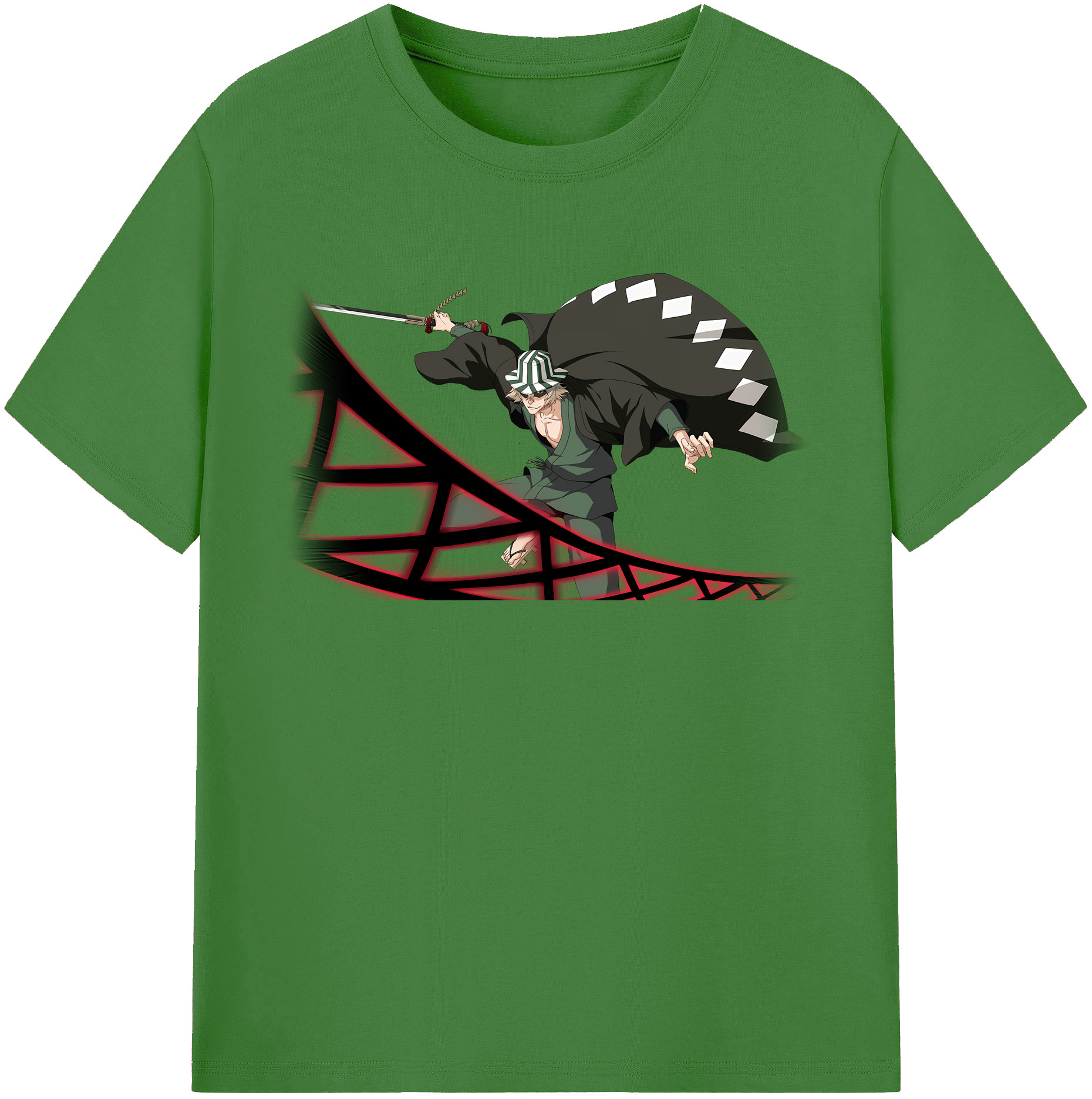 （画像用） "ブリーチ 浦原 喜助（うらはら きすけ） BLEACH Urahara Kisuke " レディースカジュアルプリントTシャツ（綿100％）